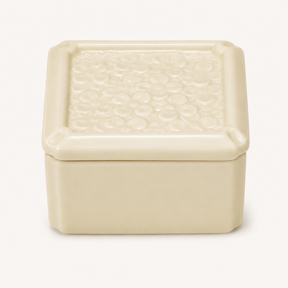 Flower Minoware Box with Lid (JPN)