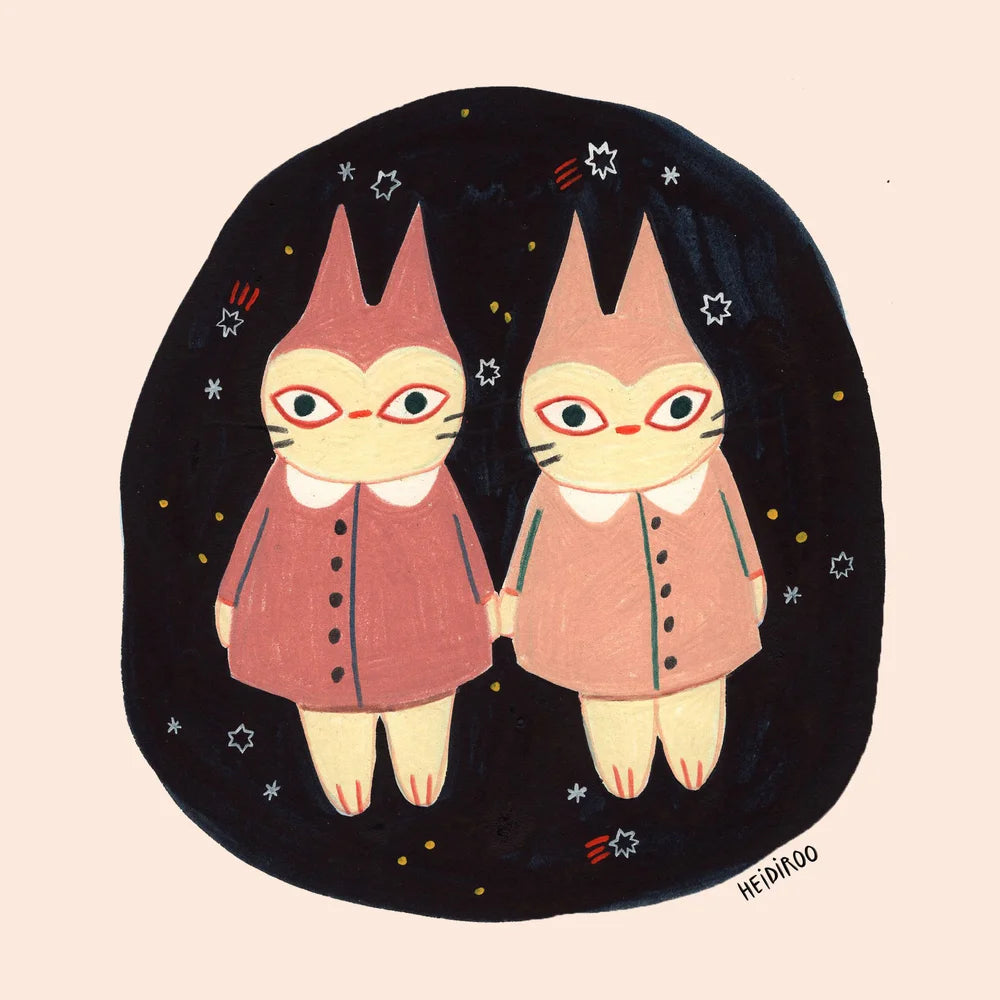 Creepy Twins Art Print | Heidi Moreno (CA)