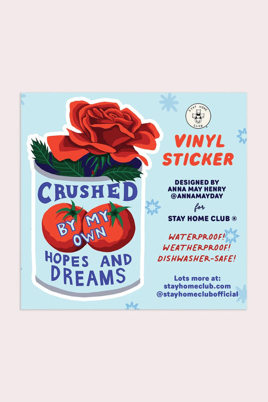 Crushed Vinyl Sticker |  Anna May Henry