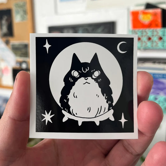 Crystal Ball Vinyl Sticker | Deth P. Sun (CA)