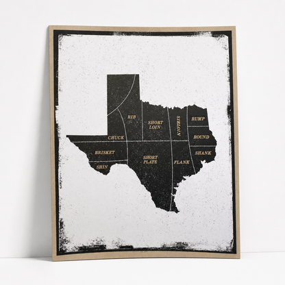 Choice Texas Cuts Screenprint | Nate Duval (MA)