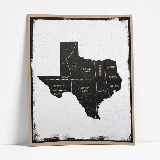 Choice Texas Cuts Screenprint | Nate Duval (MA)