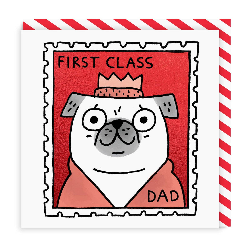 First Class Dad Card | Gemma Correll (UK)