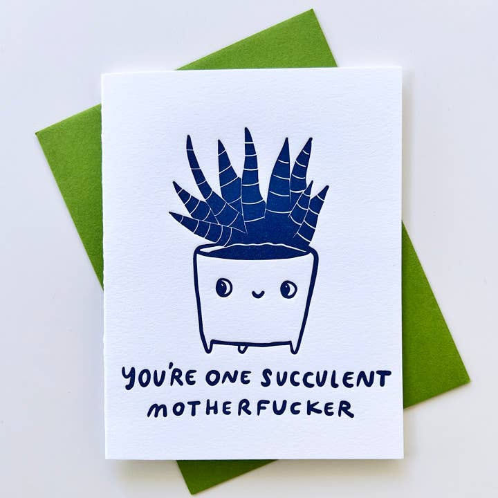 Succulent Mofo Card | Ghost Academy (CA)