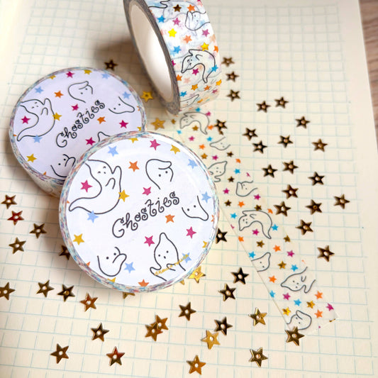 Ghosties Gold Foil Washi Tape | Veronica Porlier (TX)