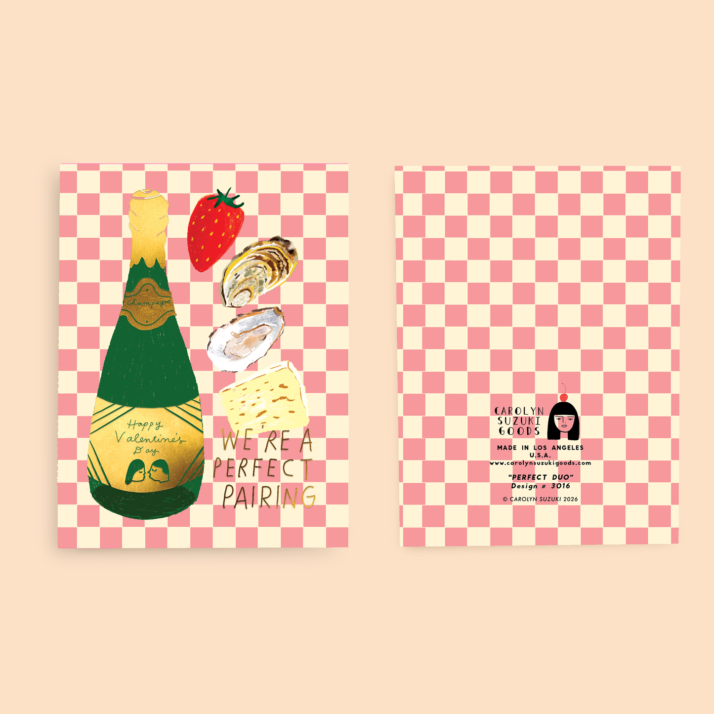 Perfect Duo Love Card | Carolyn Suzuki (CA)