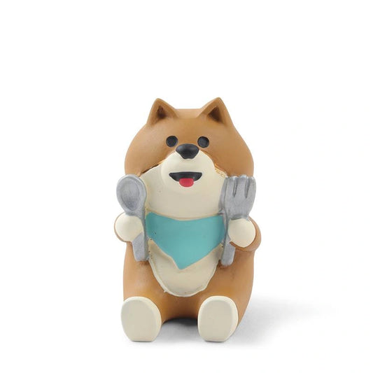 Hungry Shiba Figurine | Decole (Japan)