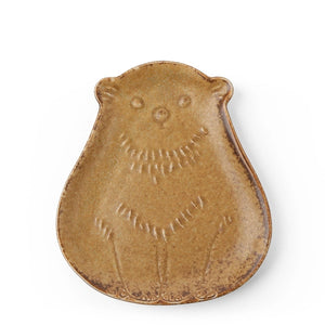 Ceramic Mustard Bear Dish (Japan)