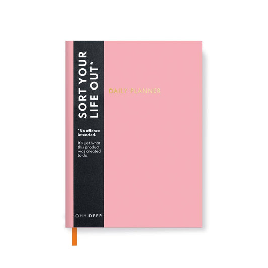 Soft Pink Daily Planner (Undated) | Ohh Deer (UK)