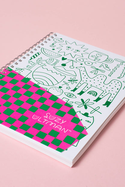 Doodles Letterpress Notebook by Suzy Ultman