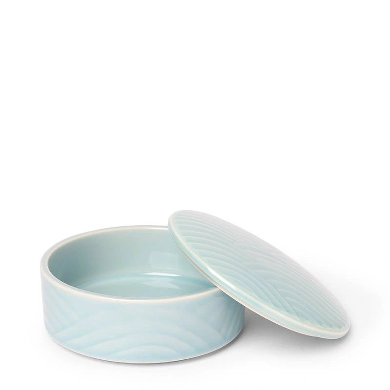 Himari Light Blue Ceramic Bowl | Short | (Japan)