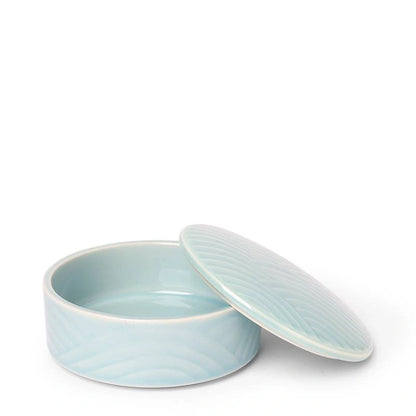Himari Light Blue Ceramic Bowl | Short | (Japan)