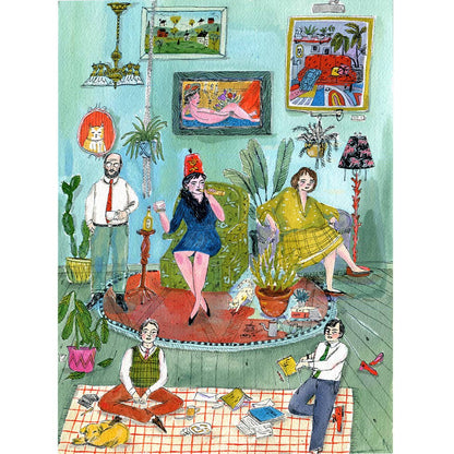 House Party Print | Jill Kittock (MN)