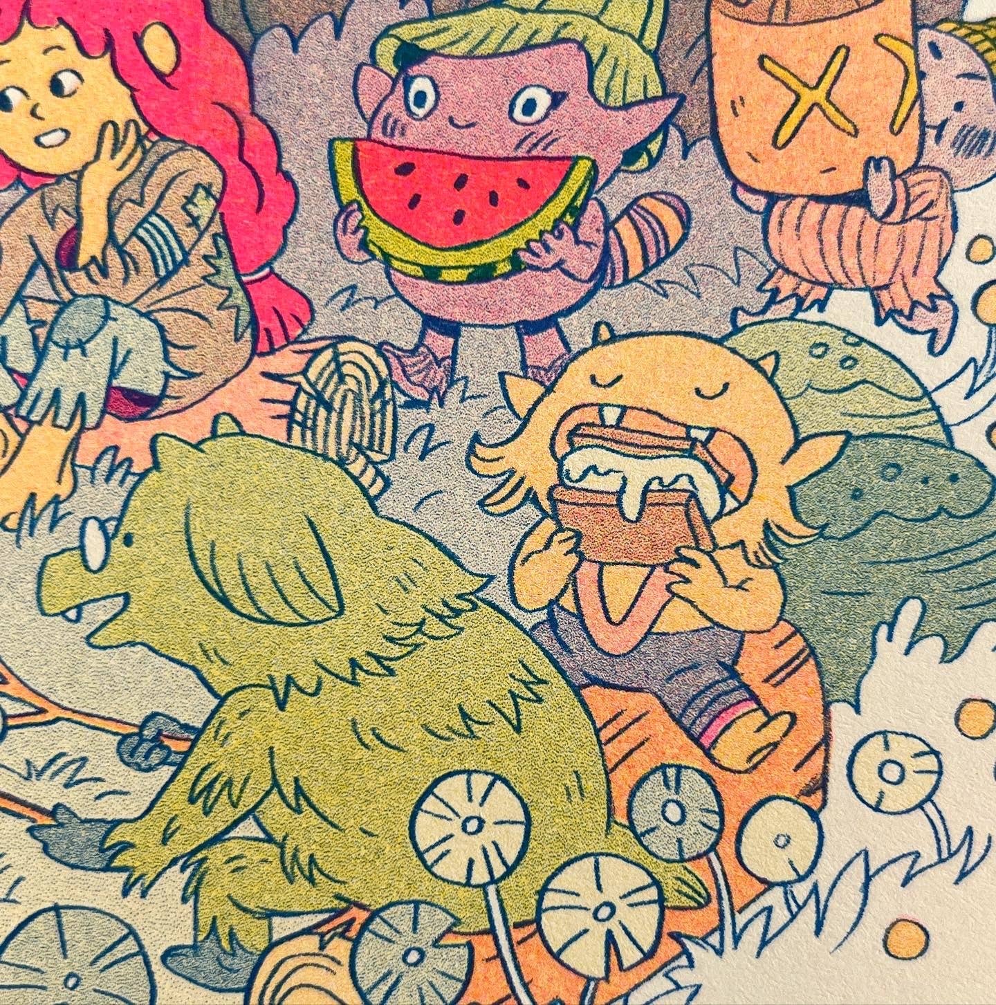 Campfire Stories Riso Print | Natalie Andrewson (CA)