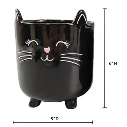 Black Cat Planter | SparkDazzle (CA)