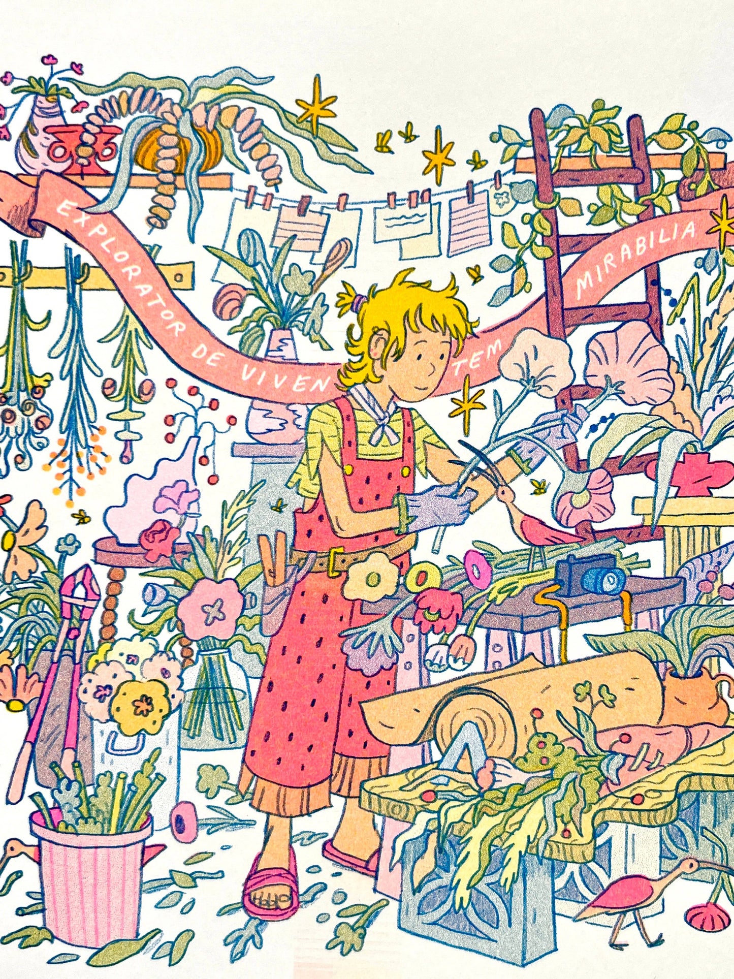 The Florist: Explorer of Living Wonders Risograph Print | Natalie Andrewson (CA)