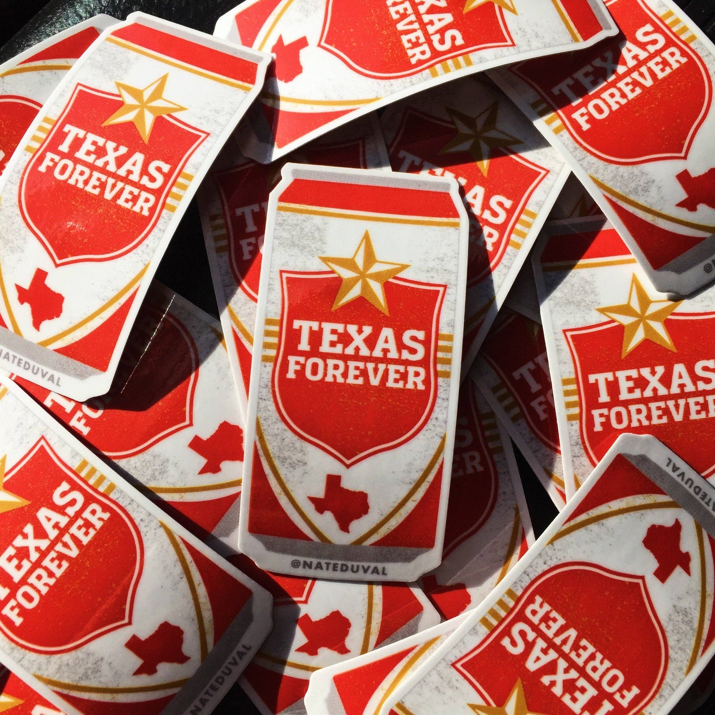 Texas Forever Vinyl Sticker | Nate Duval (MA)
