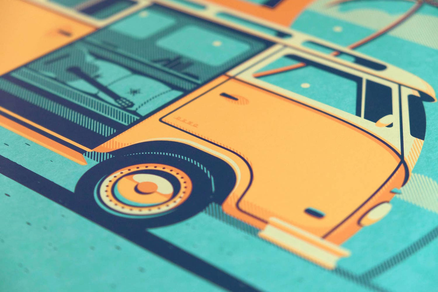 Camper Series Screenprint | Laguna | DKNG Studios (CA)