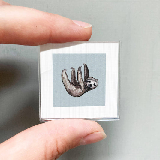 Sloth Mini Art Print | Mick’s Art Goods (WA)
