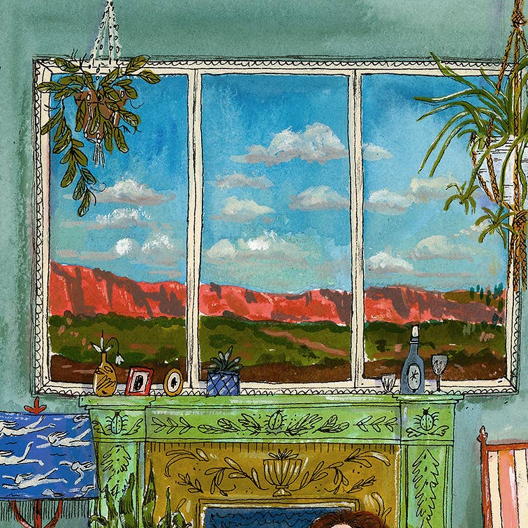 Other People's Living Rooms Print | Jill Kittock (MN)