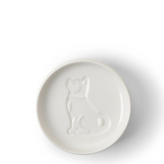 Sitting Shiba Ceramic Sauce Dish (Japan)