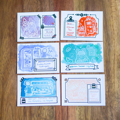 Little Journal ink swatch cards by Thousand Skies, alternate view 2