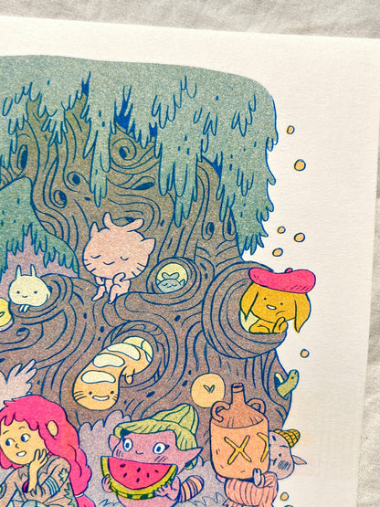 Campfire Stories Riso Print | Natalie Andrewson (CA)