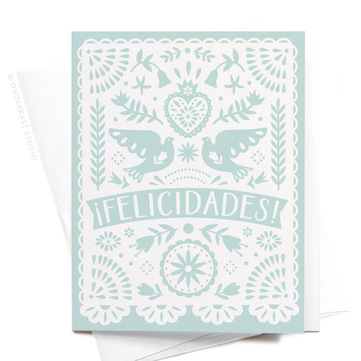 Felicidades Papel Picado Greeting Card | Onderkast (TX)