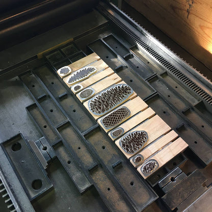 A Few Pine Cones Letterpress Print | Susan Porteous (OR)
