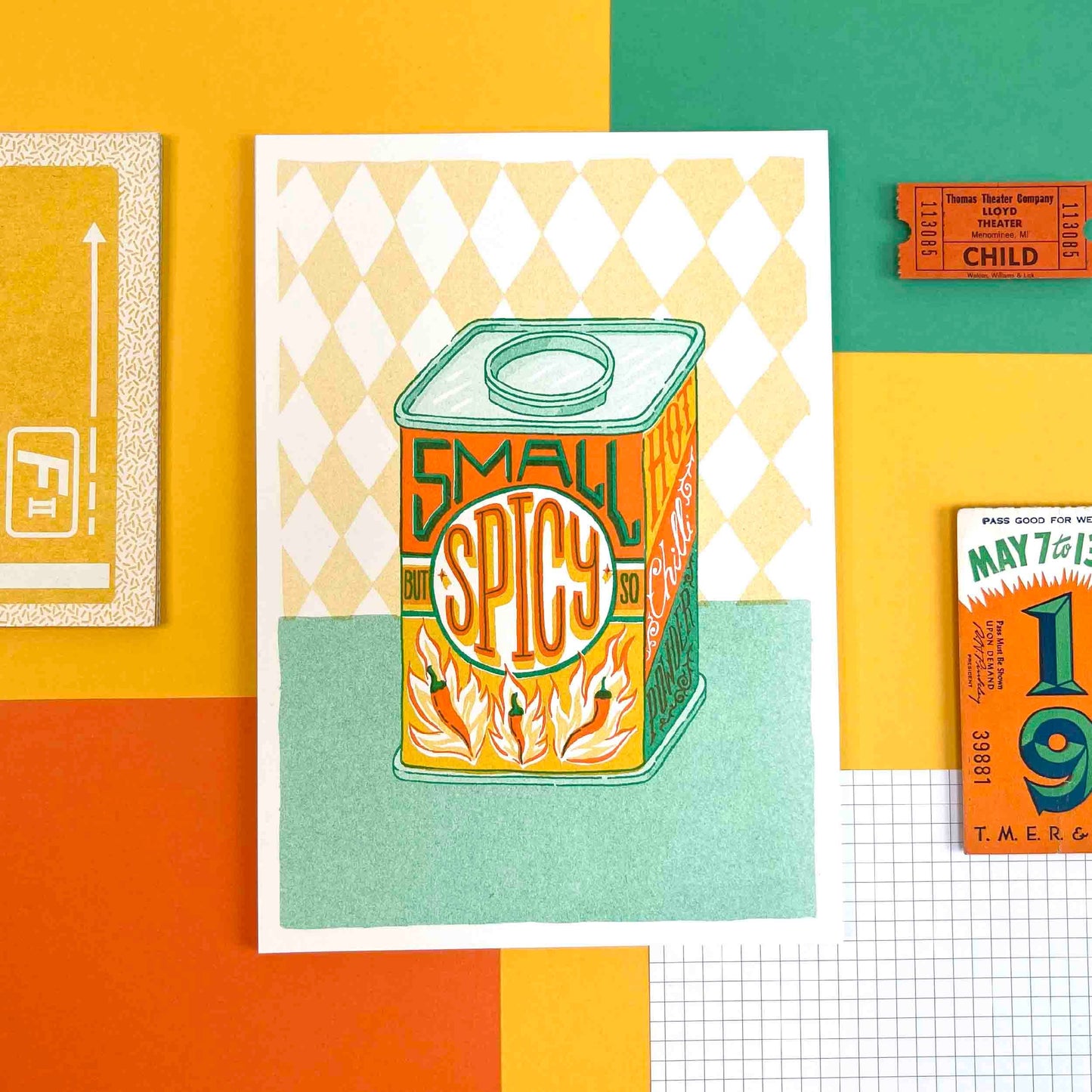 A5 Small but so Spicy - Spice tin | Jacqueline Colley (UK)