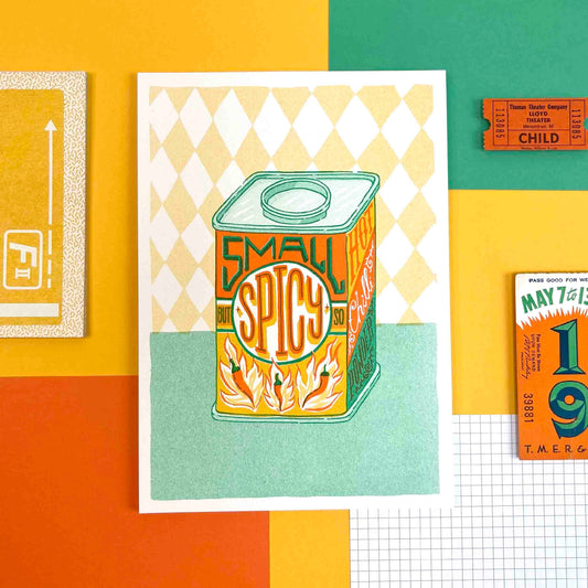 A5 Small but so Spicy - Spice tin | Jacqueline Colley (UK)