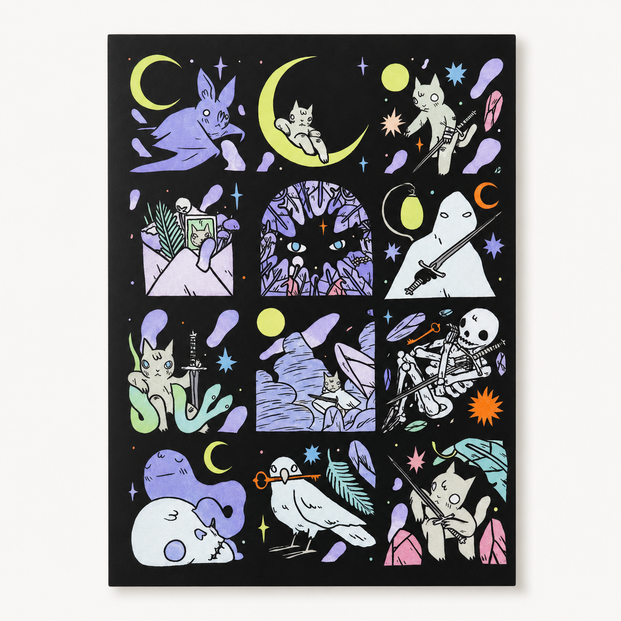 Dark Images Postcard Print | Deth P. Sun (CA)