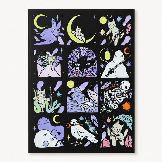 Dark Images Postcard Print | Deth P. Sun (CA)