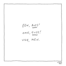 Load image into Gallery viewer, Ewww Boys Letterpress Print | Liana Finck (NY)
