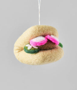 Bao Bun Hanging Felt Ornament | Wrap (England)