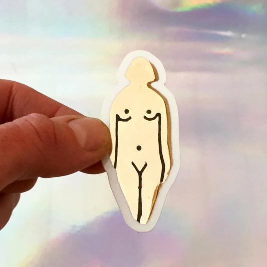 Lady Metallic Sticker | Therese Kuempel (IL)