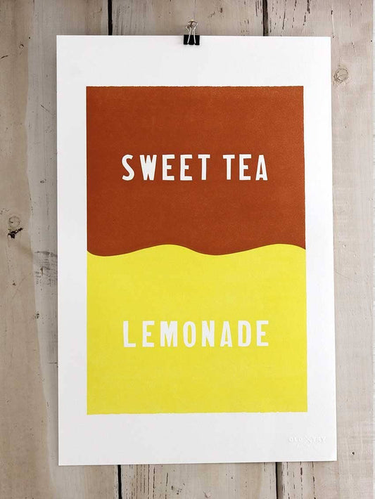 Half & Half Letterpress Print | Old Try (WV)