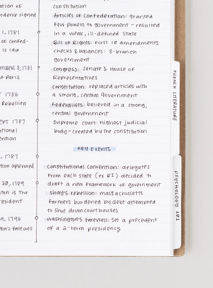 3 Subject Subject Notebook | Lined | Appointed (DC)