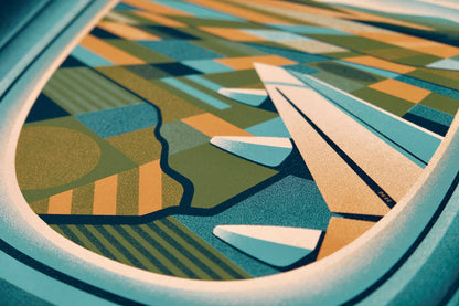 Window Seat Series Screenprint | Farmland | DKNG Studios (CA)