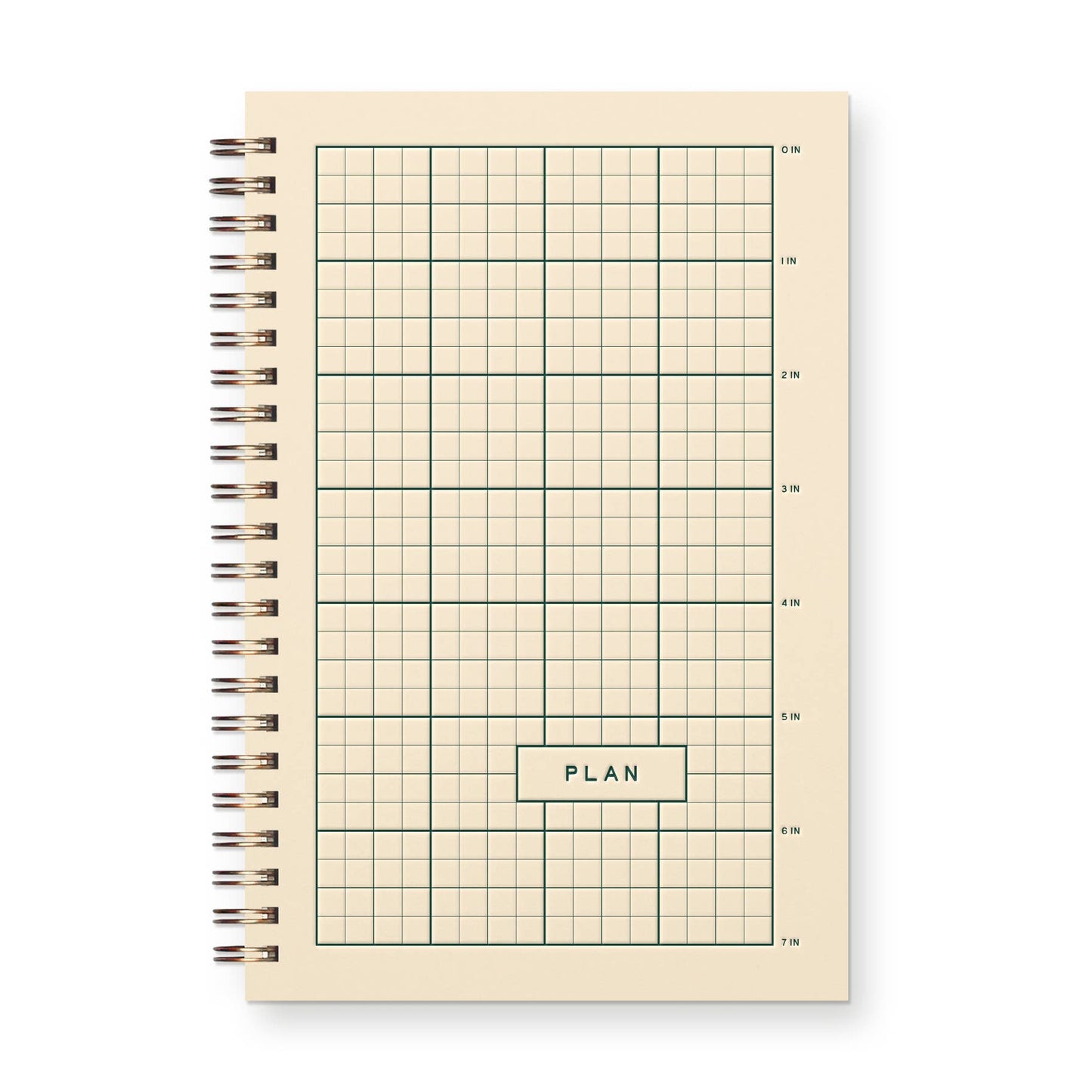 Ruler Grid Undated Weekly Planner Journal | Ruff House Print Shop (KS)