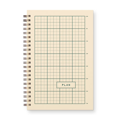 Ruler Grid Undated Weekly Planner Journal | Ruff House Print Shop (KS)