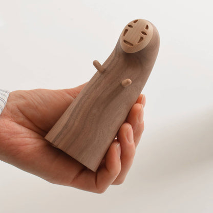 No-Face Bottle Opener | Handcrafted in Black Walnut/Sapele | Senser (NJ)