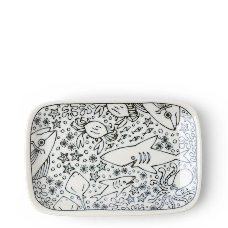 Happy Sea Animals Plate (Japan)