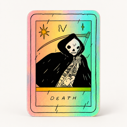 Death Tarot Vinyl Sticker | Deth P. Sun (CA)