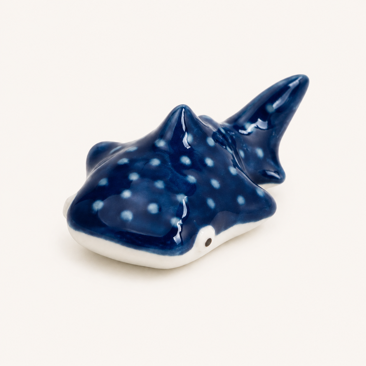Ceramic Whale Shark Chopsticks Rest (Japan)