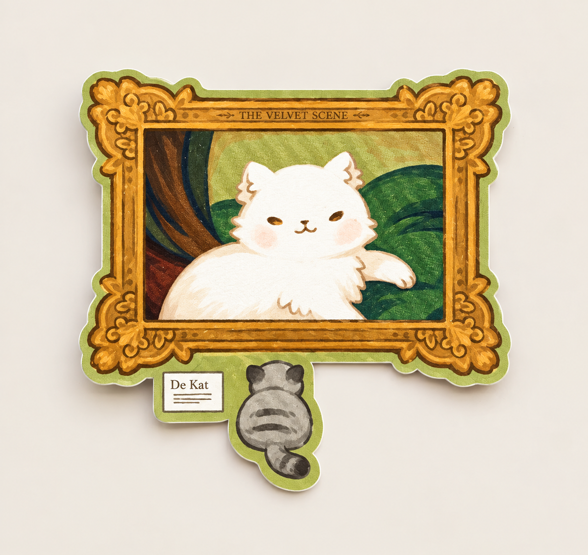 Meowster Piece Holographic Vinyl Sticker | Thousand Skies (CA)