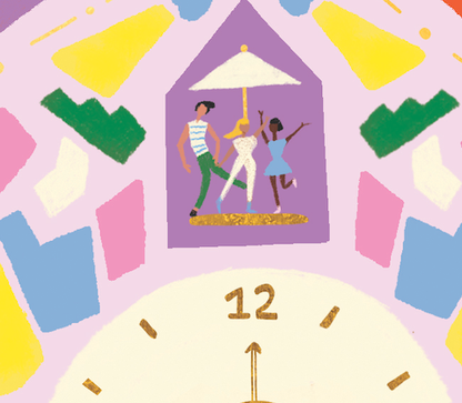 Cuckoo Clock Birthday Card | Carolyn Suzuki (CA)