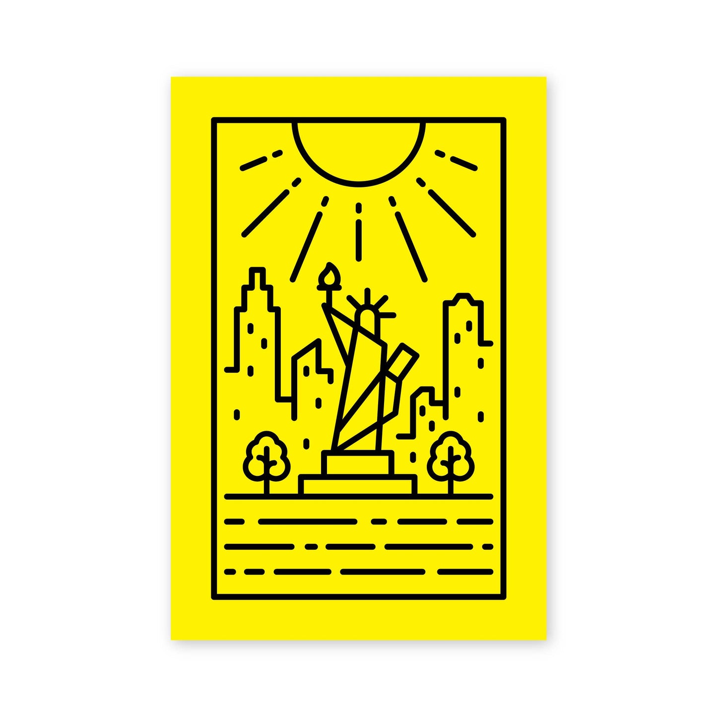 New York Skyline Postcard | Fell (UT)
