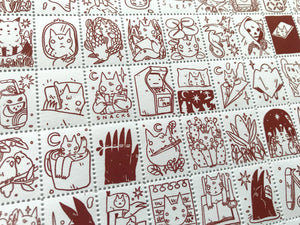 Portland Stamp Company Artist Series | Deth P. Sun (CA) | Creatures