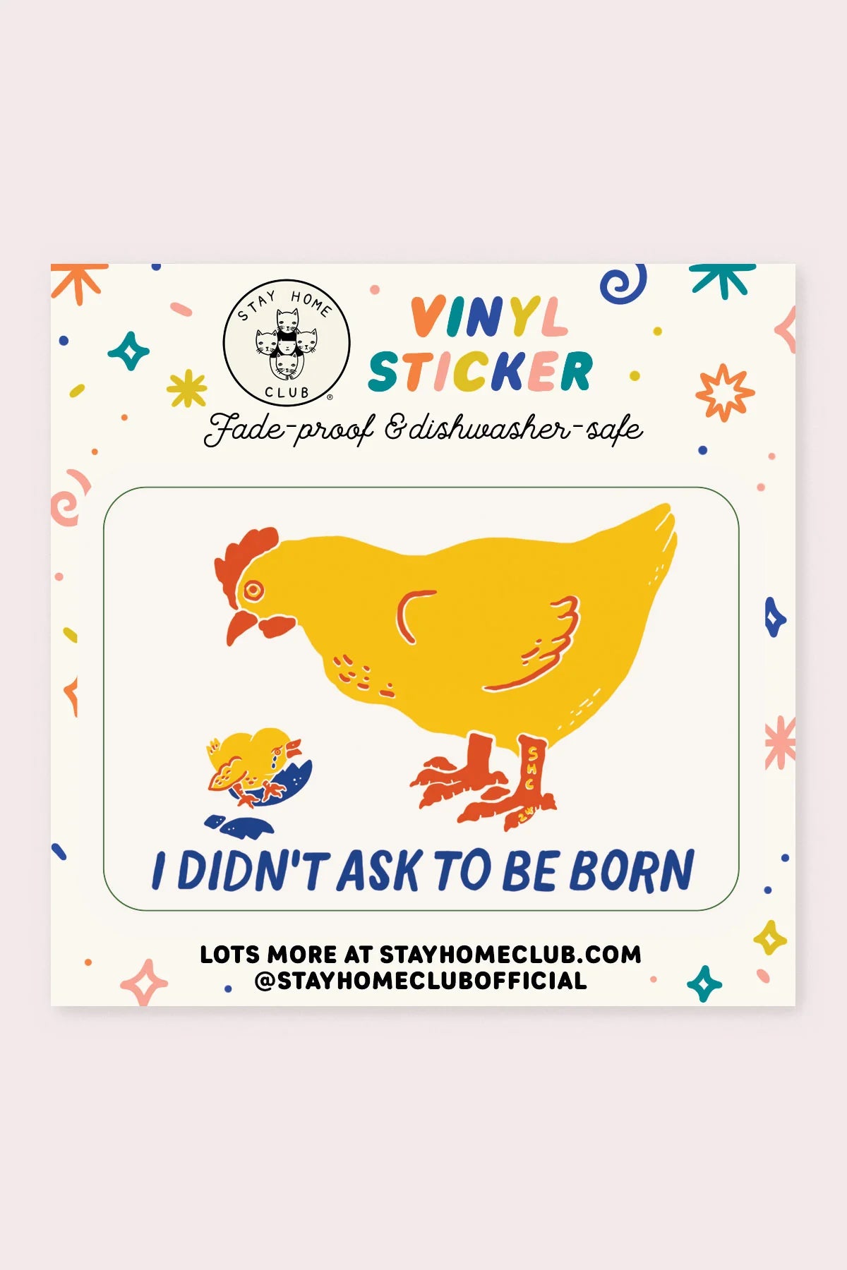 I Didn't Ask to Be Born  Vinyl Sticker | Olivia Mew (Canada)